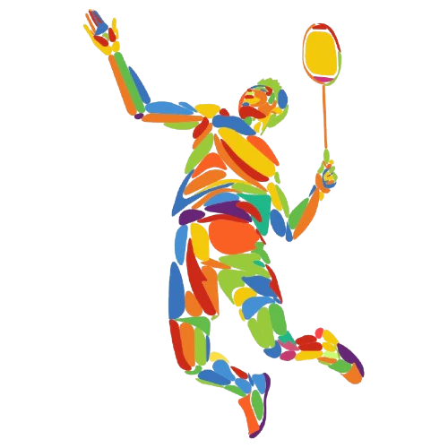 Badminton bunt